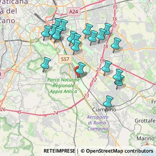 Mappa Via del Calice, 00178 Roma RM, Italia (4.369)