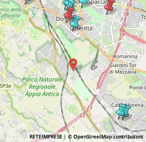 Mappa Via del Calice, 00178 Roma RM, Italia (3.51455)