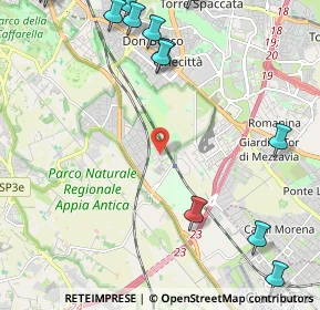 Mappa Via del Calice, 00178 Roma RM, Italia (3.35615)