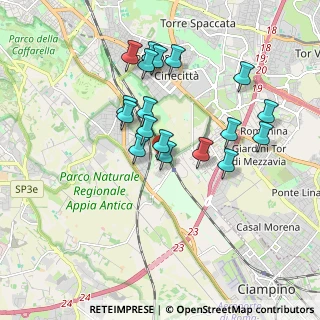 Mappa Via del Calice, 00178 Roma RM, Italia (1.74944)