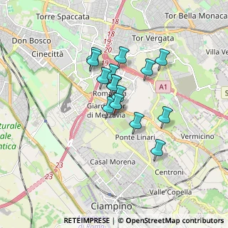 Mappa Via Cerisano, 00173 Roma RM, Italia (1.32667)