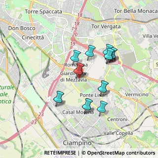 Mappa Via Cerisano, 00173 Roma RM, Italia (1.60375)