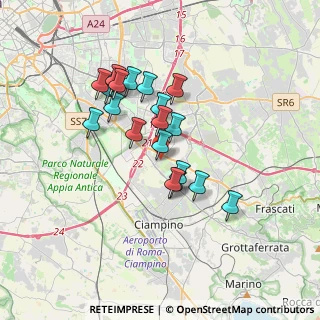Mappa Via Cerisano, 00173 Roma RM, Italia (3.04789)