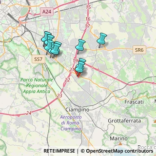 Mappa Via Cerisano, 00173 Roma RM, Italia (3.67417)