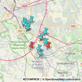 Mappa Via Cerisano, 00173 Roma RM, Italia (3.19385)