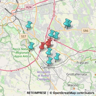 Mappa Via Cerisano, 00173 Roma RM, Italia (2.93091)
