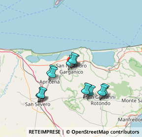 Mappa Via Matteo Fraccacreta, 71015 San Nicandro Garganico FG, Italia (14.20143)