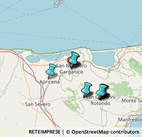 Mappa Via Matteo Fraccacreta, 71015 San Nicandro Garganico FG, Italia (13.2355)