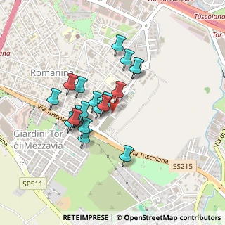 Mappa Via Leopoldo Gotti Porcinari, 00173 Roma RM, Italia (0.381)