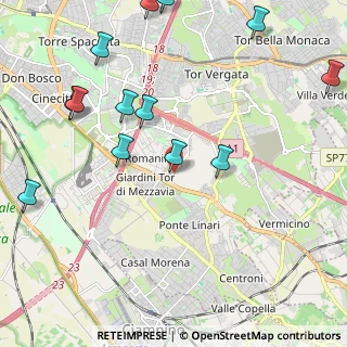 Mappa Via Leopoldo Gotti Porcinari, 00173 Roma RM, Italia (2.80538)