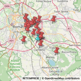 Mappa Via Leopoldo Gotti Porcinari, 00173 Roma RM, Italia (6.49)