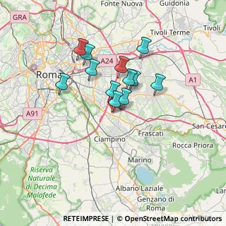 Mappa Via Leopoldo Gotti Porcinari, 00173 Roma RM, Italia (5.705)
