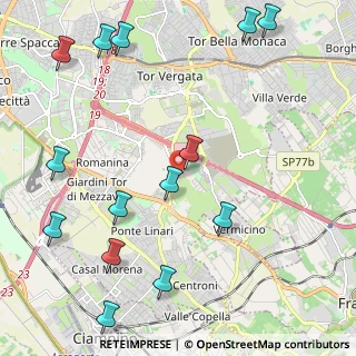 Mappa Via Ferruccio Ulivi, 00133 Roma RM, Italia (2.985)
