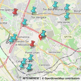 Mappa Via Ferruccio Ulivi, 00133 Roma RM, Italia (2.9725)