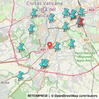 Mappa Viale Romolo Murri, 00144 Roma RM, Italia (5.47125)