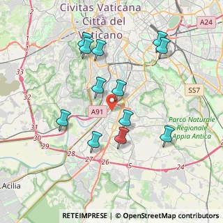 Mappa Viale Romolo Murri, 00144 Roma RM, Italia (3.93417)