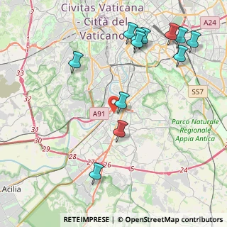 Mappa Viale Romolo Murri, 00144 Roma RM, Italia (5.27)