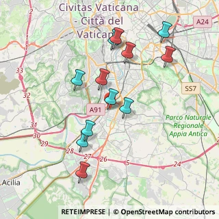 Mappa Viale Romolo Murri, 00144 Roma RM, Italia (3.97083)