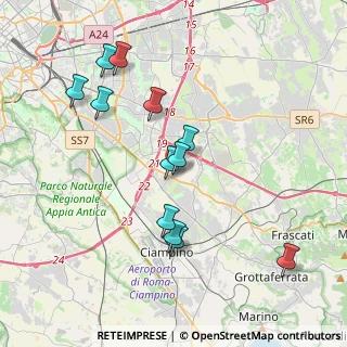 Mappa Via Massimo Severo Giannini, 00173 Roma RM, Italia (4.00917)