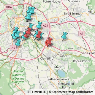 Mappa Via Massimo Severo Giannini, 00173 Roma RM, Italia (9.348)