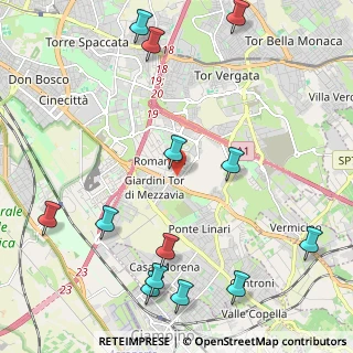 Mappa Via Massimo Severo Giannini, 00173 Roma RM, Italia (2.97385)