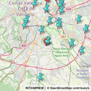 Mappa Via Mario Rigamonti, 00144 Roma RM, Italia (5.84)