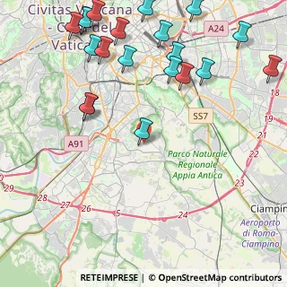 Mappa Via Mario Rigamonti, 00144 Roma RM, Italia (6.0235)