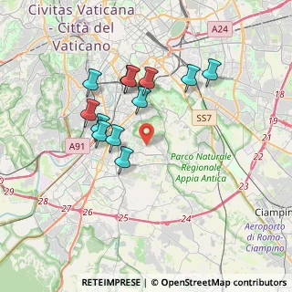 Mappa Via Mario Rigamonti, 00144 Roma RM, Italia (3.43083)