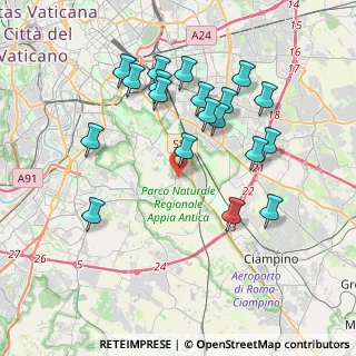 Mappa Capannelle, 00178 Roma RM, Italia (4.06211)