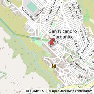 Mappa Corso Giuseppe Garibaldi, 54, 71015 San Nicandro Garganico, Foggia (Puglia)