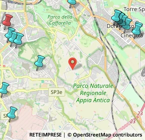 Mappa Via dei Lugari, 00178 Roma RM, Italia (3.68438)