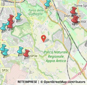Mappa Via dei Lugari, 00178 Roma RM, Italia (3.42714)
