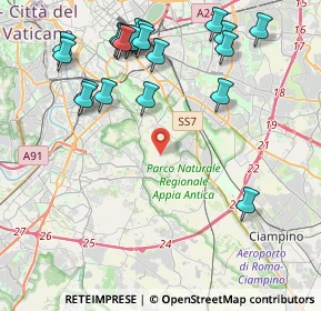 Mappa Via dei Lugari, 00178 Roma RM, Italia (5.1955)