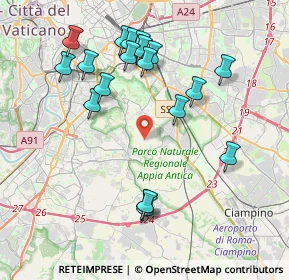 Mappa Via dei Lugari, 00178 Roma RM, Italia (4.35053)