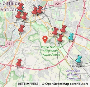 Mappa Via dei Lugari, 00178 Roma RM, Italia (5.26286)