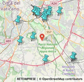 Mappa Via dei Lugari, 00178 Roma RM, Italia (4.92647)