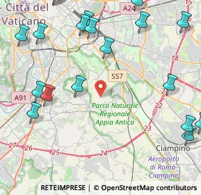 Mappa Via dei Lugari, 00178 Roma RM, Italia (6.4225)