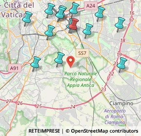 Mappa Via dei Lugari, 00178 Roma RM, Italia (5.09643)