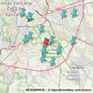 Mappa Via dei Lugari, 00178 Roma RM, Italia (4.15133)
