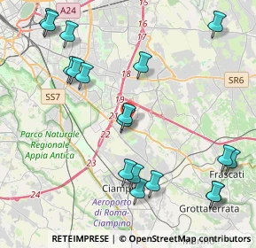 Mappa Via Massimo Severo Giannini, 00100 Roma RM, Italia (5.24611)