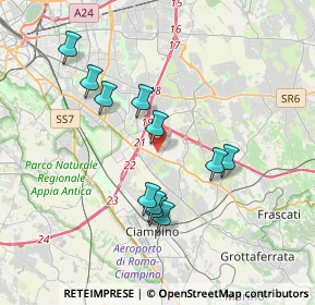 Mappa Via Massimo Severo Giannini, 00100 Roma RM, Italia (3.61182)