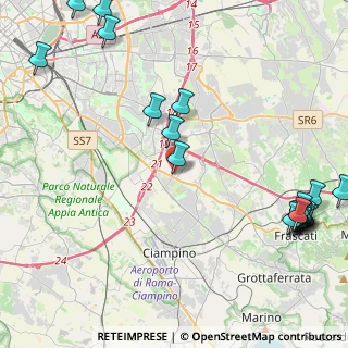 Mappa Via Giuseppe Barile, 00173 Roma RM, Italia (6.4165)