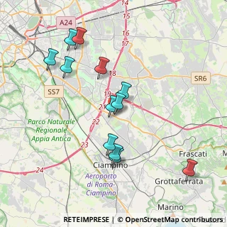 Mappa Via Giuseppe Barile, 00173 Roma RM, Italia (3.99083)