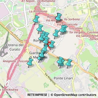 Mappa Via Giuseppe Barile, 00173 Roma RM, Italia (0.785)