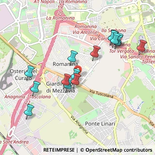 Mappa Via Giuseppe Barile, 00173 Roma RM, Italia (1.09)