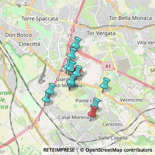 Mappa Via Giuseppe Barile, 00173 Roma RM, Italia (1.42917)