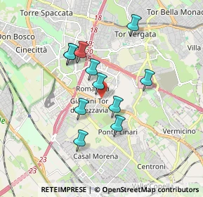 Mappa Via Massimo Severo Giannini, 00100 Roma RM, Italia (1.58364)