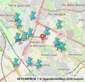 Mappa Via Massimo Severo Giannini, 00100 Roma RM, Italia (2.234)