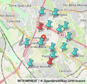 Mappa Via Massimo Severo Giannini, 00100 Roma RM, Italia (1.94067)