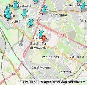 Mappa Via Massimo Severo Giannini, 00100 Roma RM, Italia (3.42273)